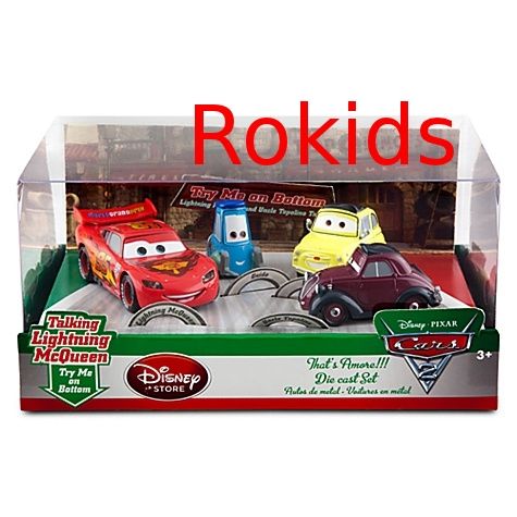 That's Amore!!! Cars 2 Die Cast Set -- 4-Pc.