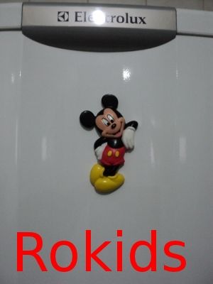 Imã de geladeira Mickey