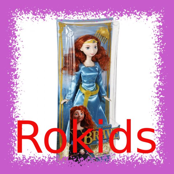 Merida Vestido azul-Valente Disney