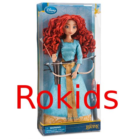 Merida Vestido azul arco e flecha Disney