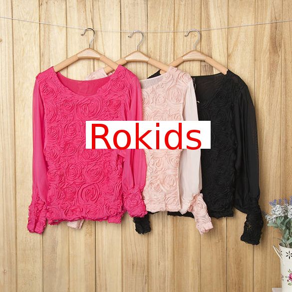 Camisa rosas 3D Pink